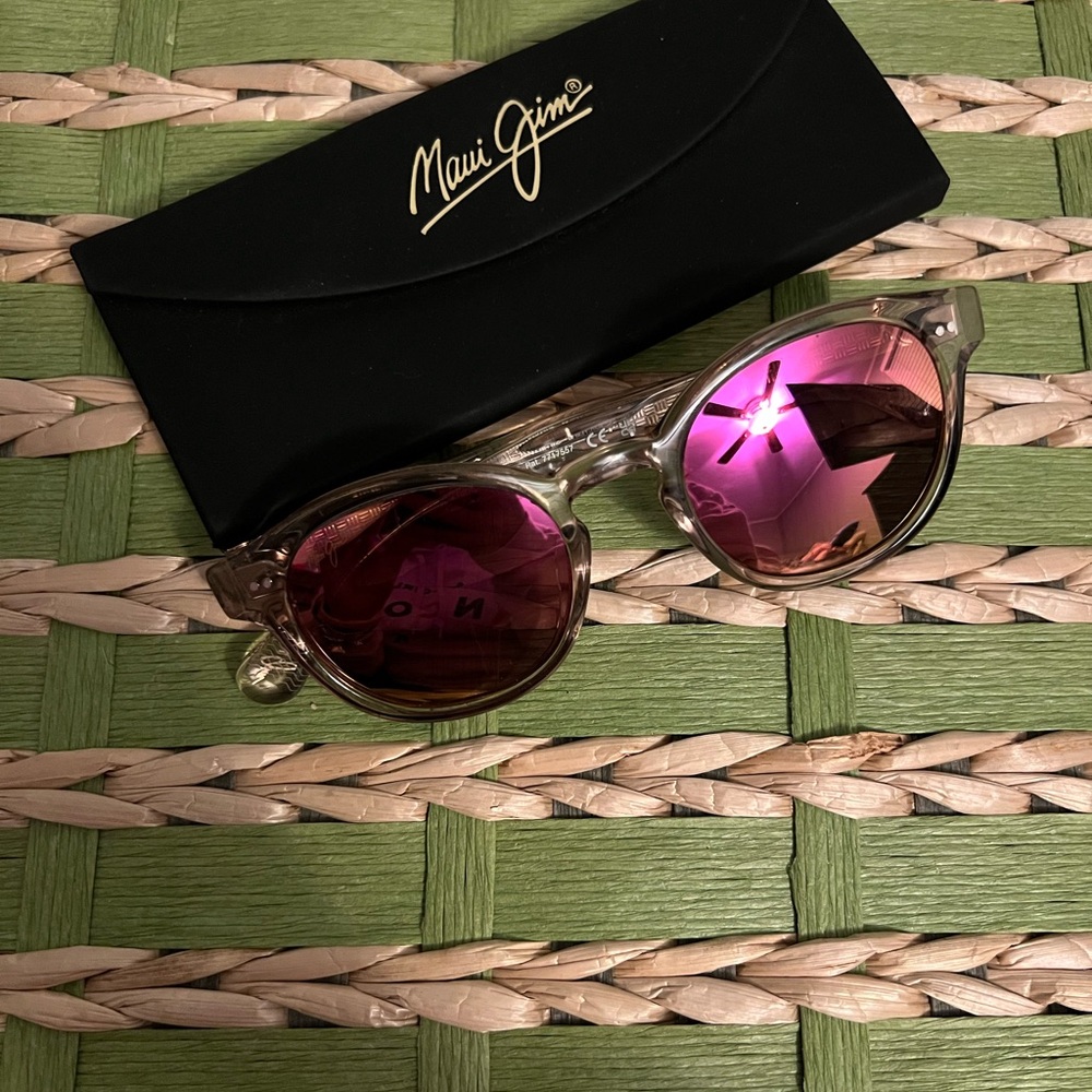 Maui Jim Sunglasses with Pink Lenses